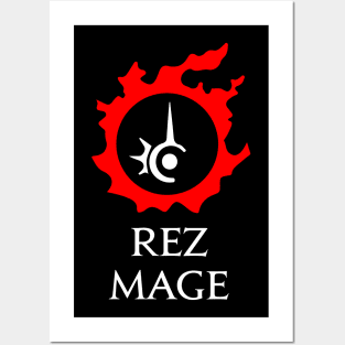 Red Mage Funny meme for MMORPG gamers - RDM Rez Mage Posters and Art